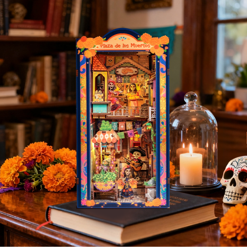 Imagen del producto 7: Cutebee Book Nook Plaza de los Muertos 350 piezas