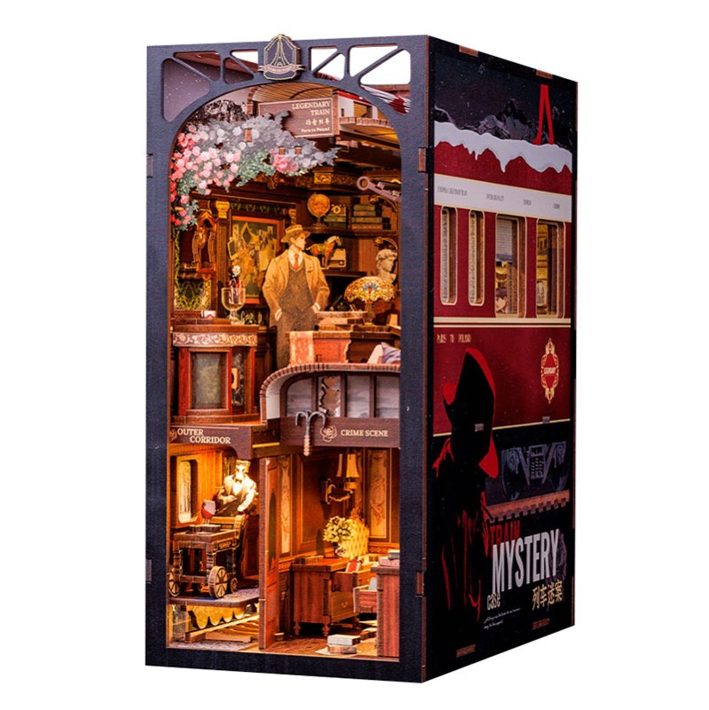 Cutebee Book Nook Train Mystery Case 338 piezas
