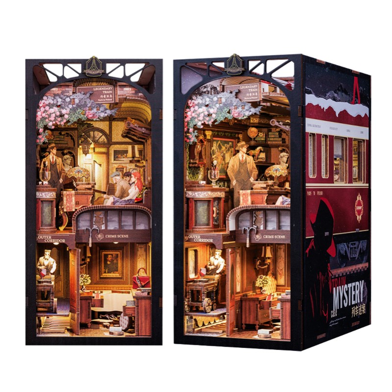Imagen del producto 2: Cutebee Book Nook Train Mystery Case 338 piezas