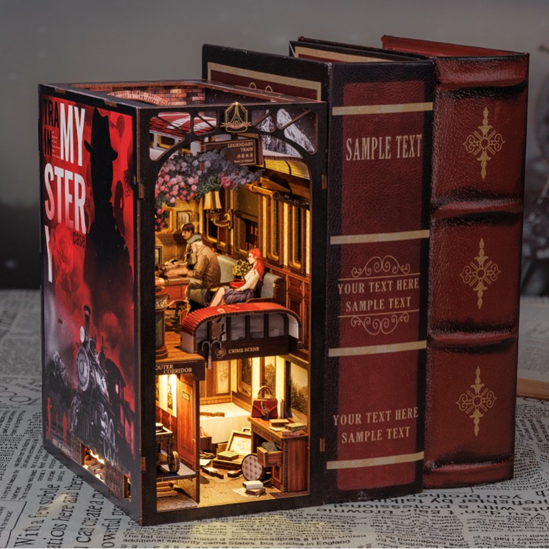 Imagen del producto 6: Cutebee Book Nook Train Mystery Case 338 piezas
