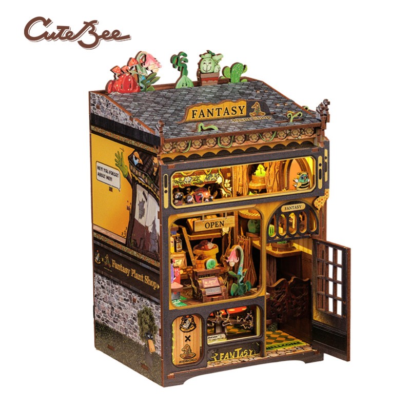 Cutebee Book Nook Fantasy Plant Shop 146 piezas