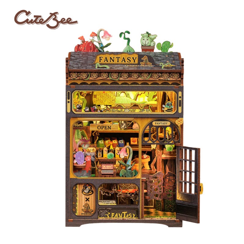Imagen del producto 3: Cutebee Book Nook Fantasy Plant Shop 146 piezas