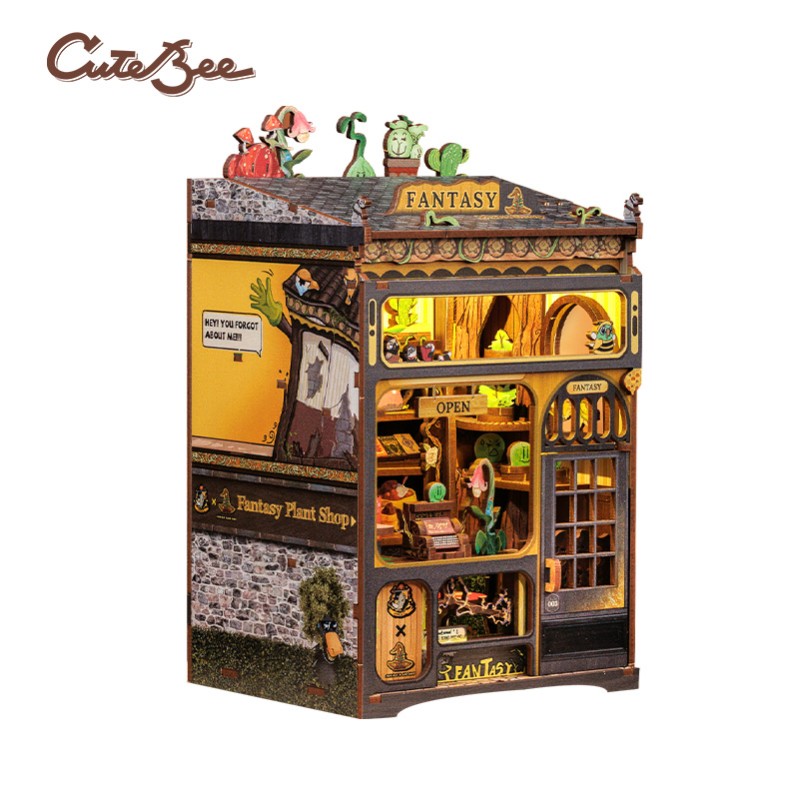 Imagen del producto 4: Cutebee Book Nook Fantasy Plant Shop 146 piezas