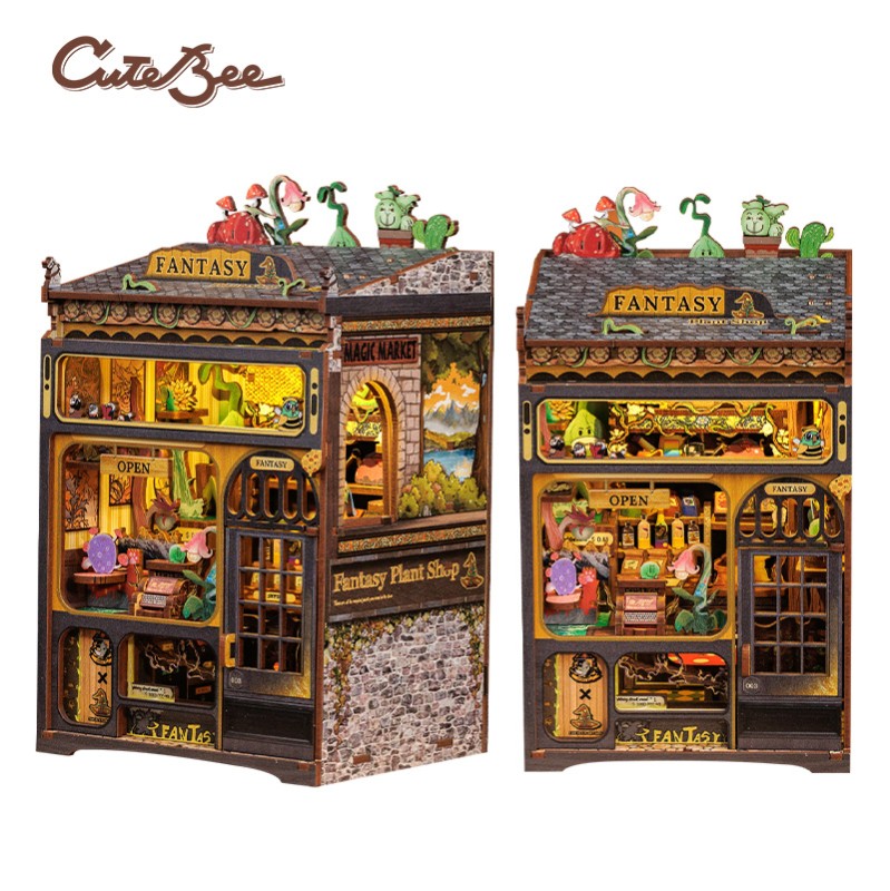 Imagen del producto 6: Cutebee Book Nook Fantasy Plant Shop 146 piezas