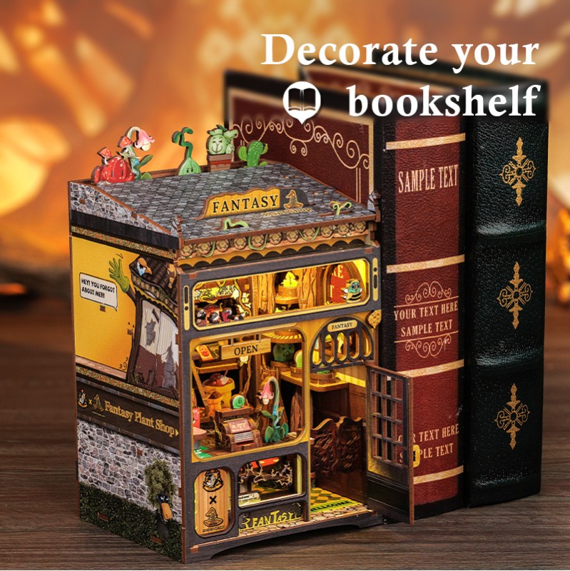 Imagen del producto 7: Cutebee Book Nook Fantasy Plant Shop 146 piezas