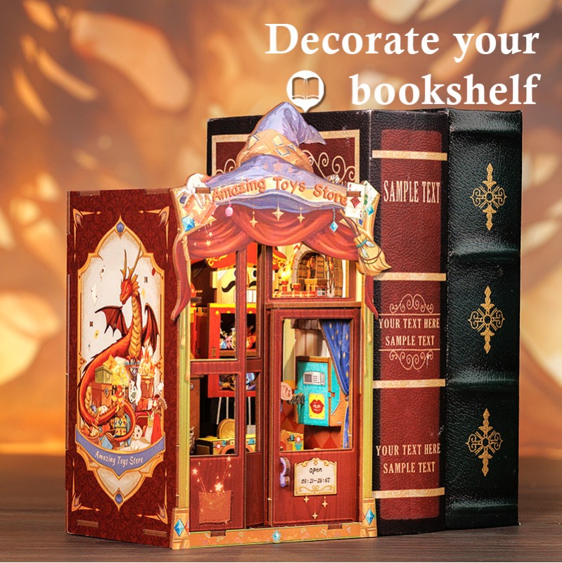 Imagen del producto 4: Cutebee Book Nook Amazing Toy Store 1403 piezas