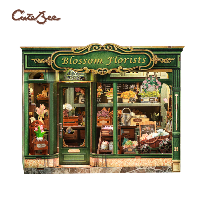 Cutebee Miniature House Blossom Florists 265 piezas