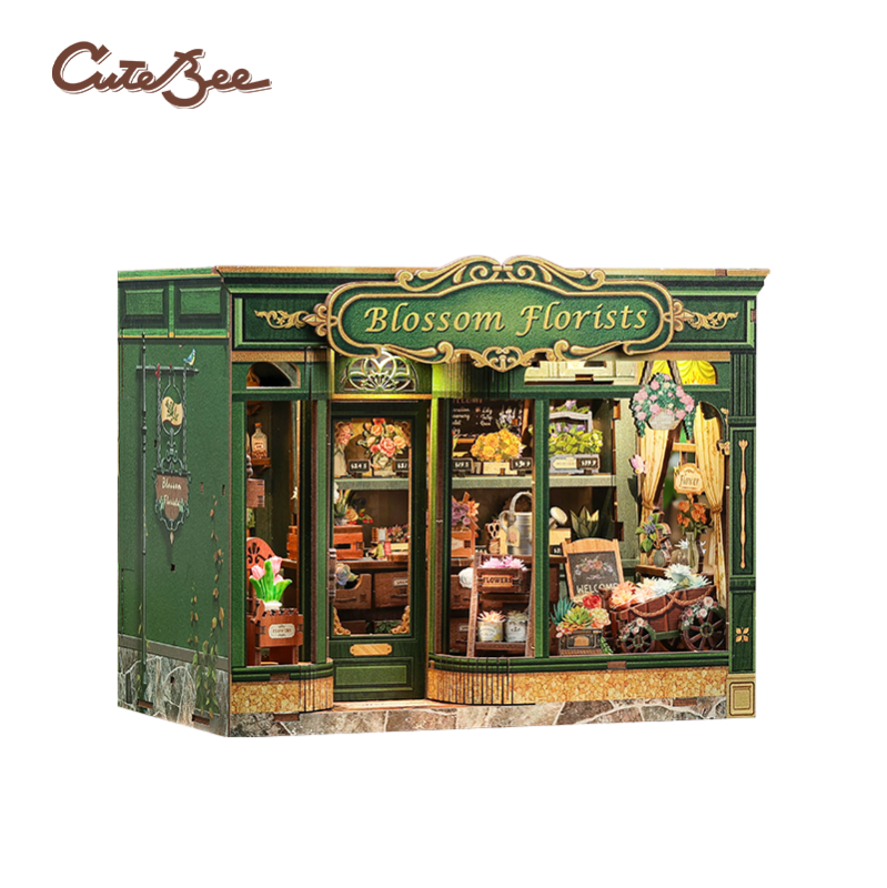 Imagen del producto 2: Cutebee Miniature House Blossom Florists 265 piezas