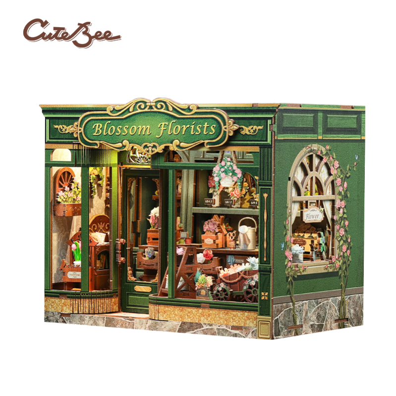 Imagen del producto 4: Cutebee Miniature House Blossom Florists 265 piezas
