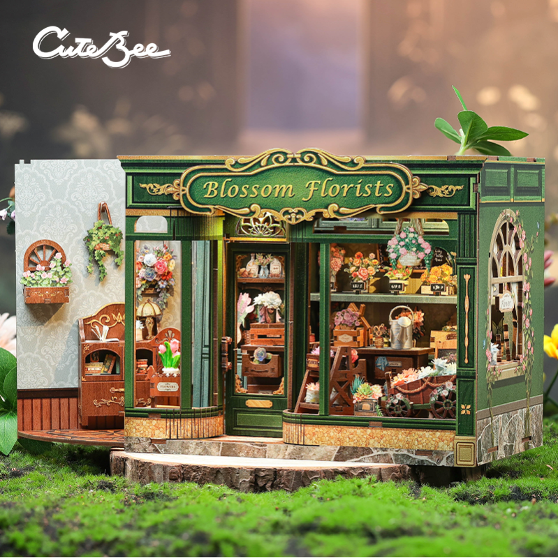 Imagen del producto 5: Cutebee Miniature House Blossom Florists 265 piezas