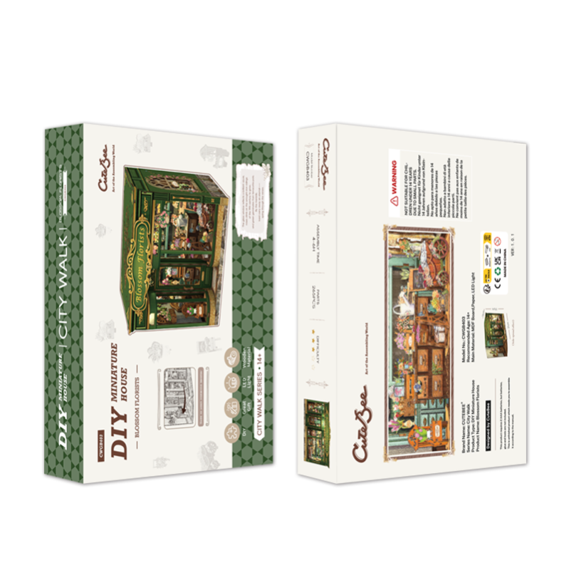 Imagen del producto 6: Cutebee Miniature House Blossom Florists 265 piezas