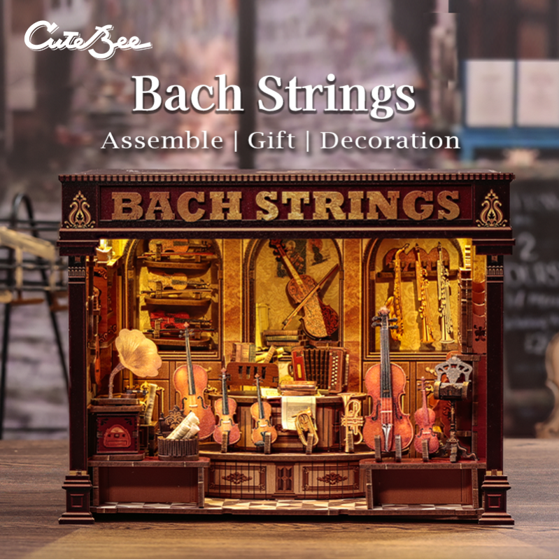 Imagen del producto 12: Cutebee Miniature House Bach Strings 285 piezas
