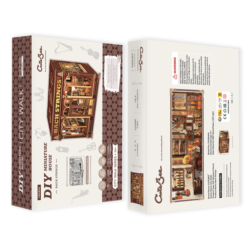 Imagen del producto 16: Cutebee Miniature House Bach Strings 285 piezas