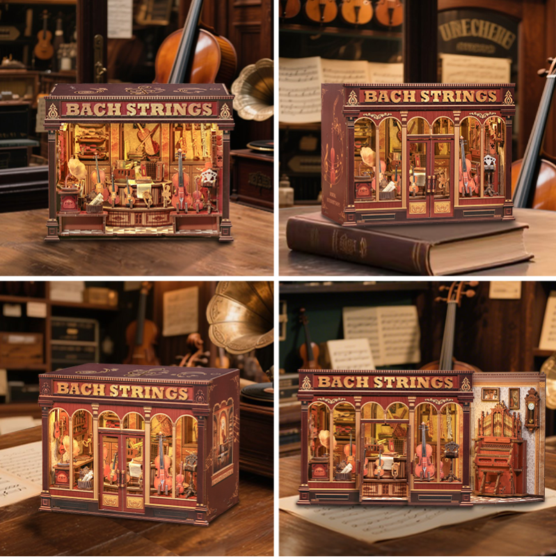 Imagen del producto 7: Cutebee Miniature House Bach Strings 285 piezas