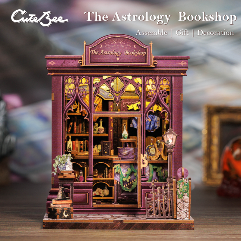 Cutebee Book Nook The Astrology  Bookshop 155 piezas