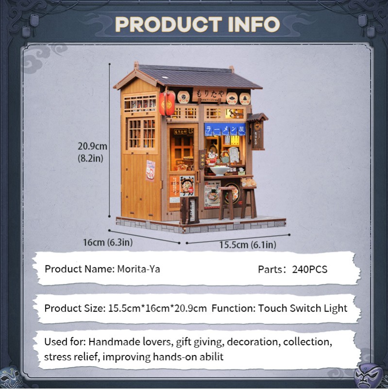 Imagen del producto 4: Cutebee Book Nook Morita-Ya 240 piezas