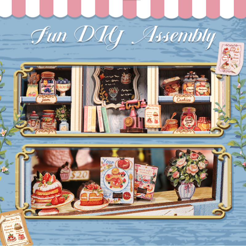 Immagine del prodotto 12: Cutebee Casa in miniatura Sweet Marie 242 pezzi