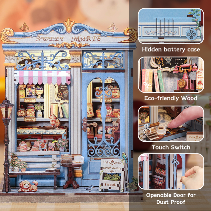 Immagine del prodotto 10: Cutebee Casa in miniatura Sweet Marie 242 pezzi