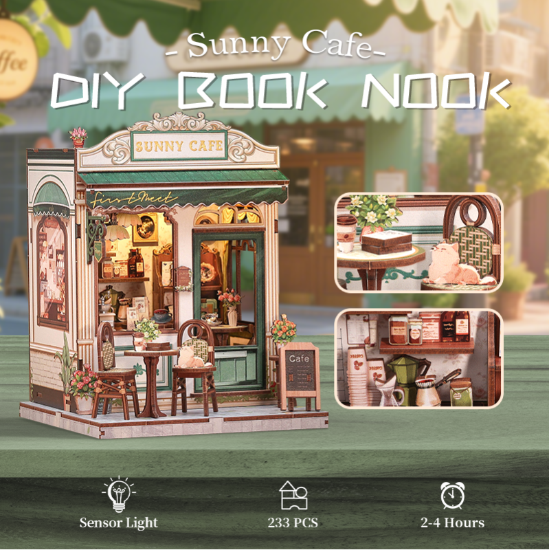 Immagine del prodotto 13: Cutebee Casa in miniatura Sunny Café 233 pezzi