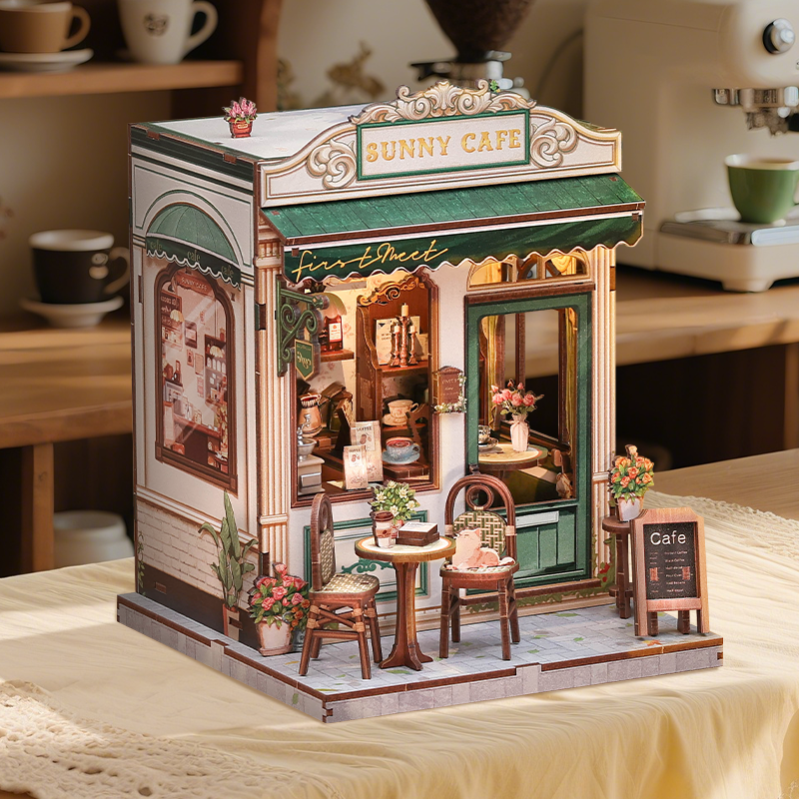 Immagine del prodotto 7: Cutebee Casa in miniatura Sunny Café 233 pezzi