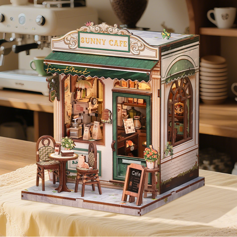 Immagine del prodotto 8: Cutebee Casa in miniatura Sunny Café 233 pezzi