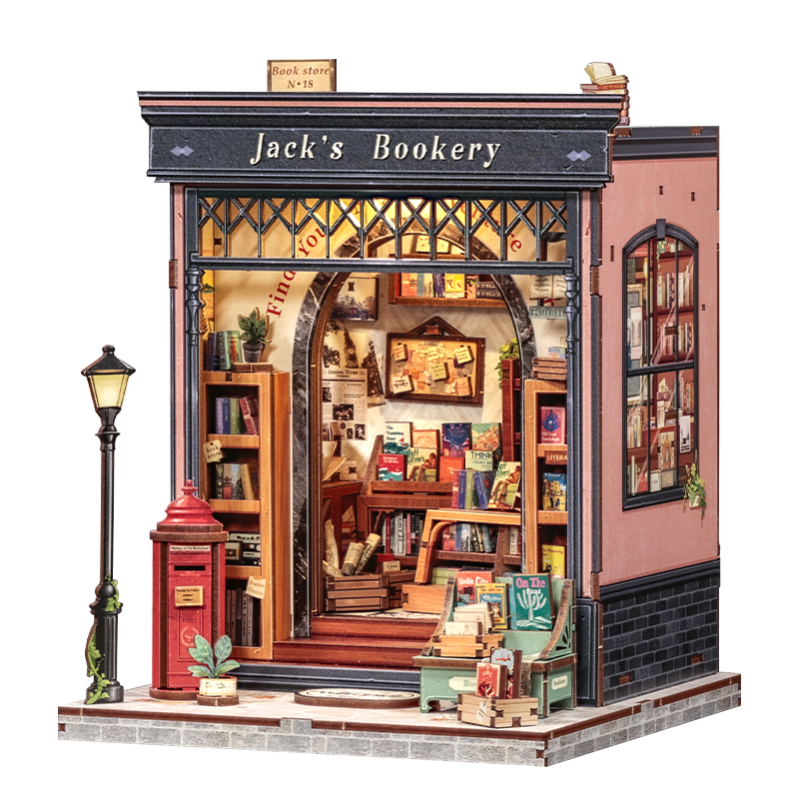 Imagen del producto 2: Cutebee Miniature House Jack's  Bookery 330piezas