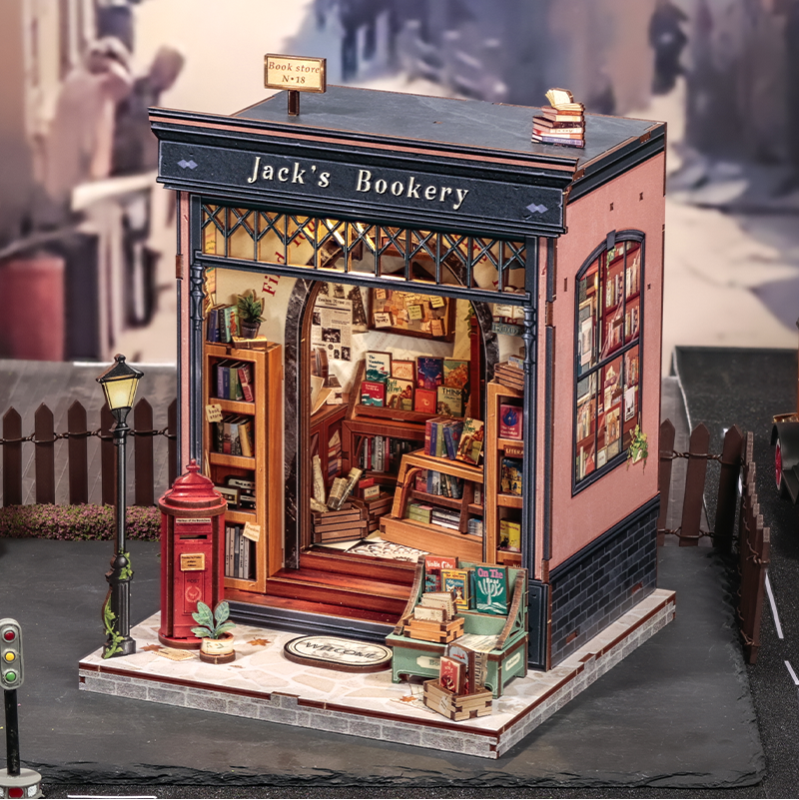 Imagen del producto 4: Cutebee Miniature House Jack's  Bookery 330piezas