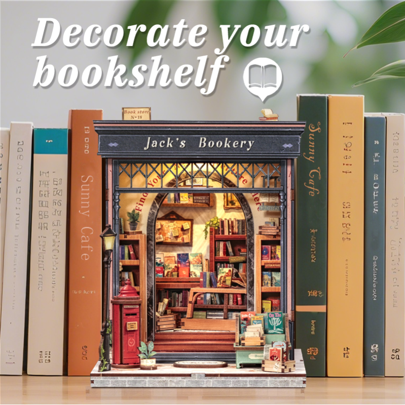Imagen del producto 6: Cutebee Miniature House Jack's  Bookery 330piezas