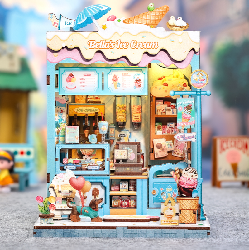 Imagen del producto 3: Cutebee Miniature House Bella's Ice Cream 225 piezas