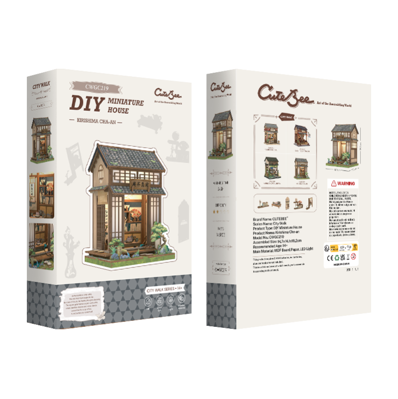 Imagen del producto 6: Cutebee Miniature House Kirishima Cha-an 145 piezas