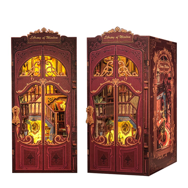 Cutebee Book Nook Library of Wisdom 281 piezas