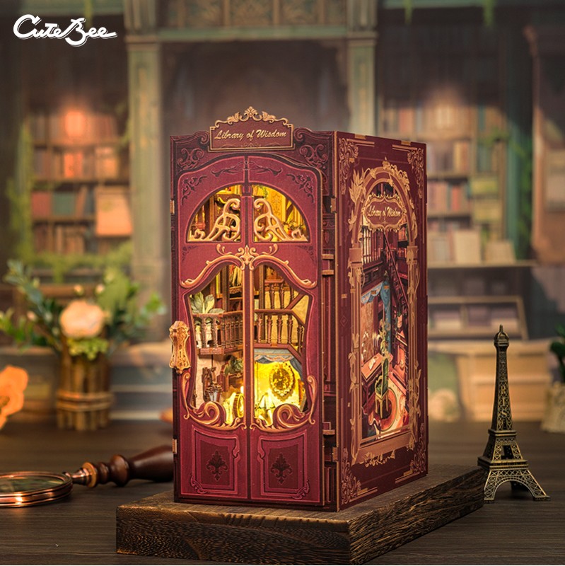 Imagen del producto 2: Cutebee Book Nook Library of Wisdom 281 piezas
