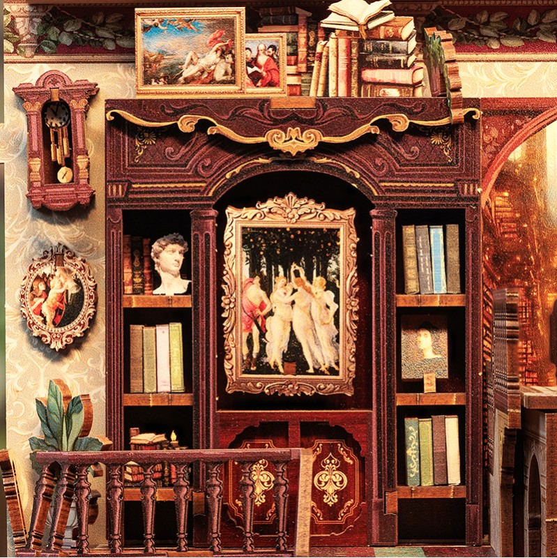 Imagen del producto 7: Cutebee Book Nook Library of Wisdom 281 piezas