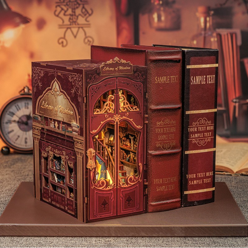Imagen del producto 8: Cutebee Book Nook Library of Wisdom 281 piezas