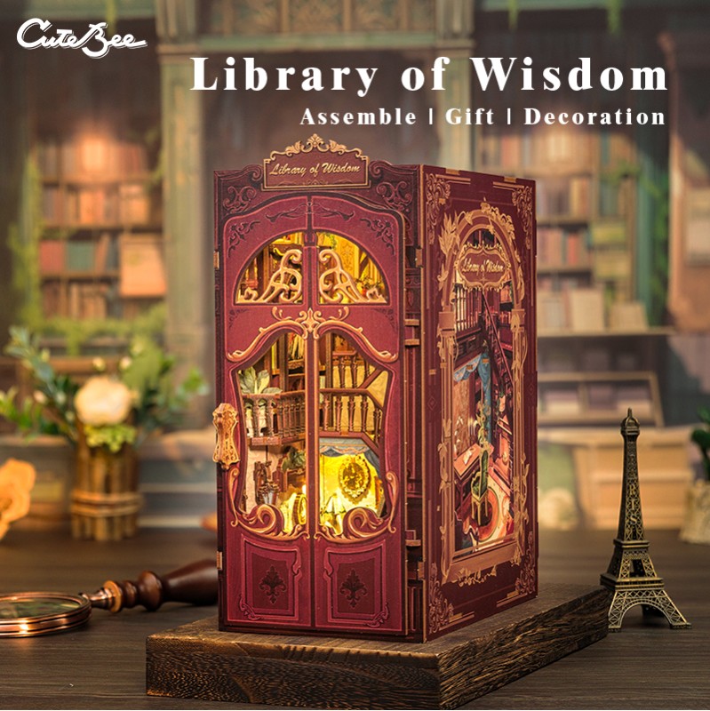 Imagen del producto 9: Cutebee Book Nook Library of Wisdom 281 piezas