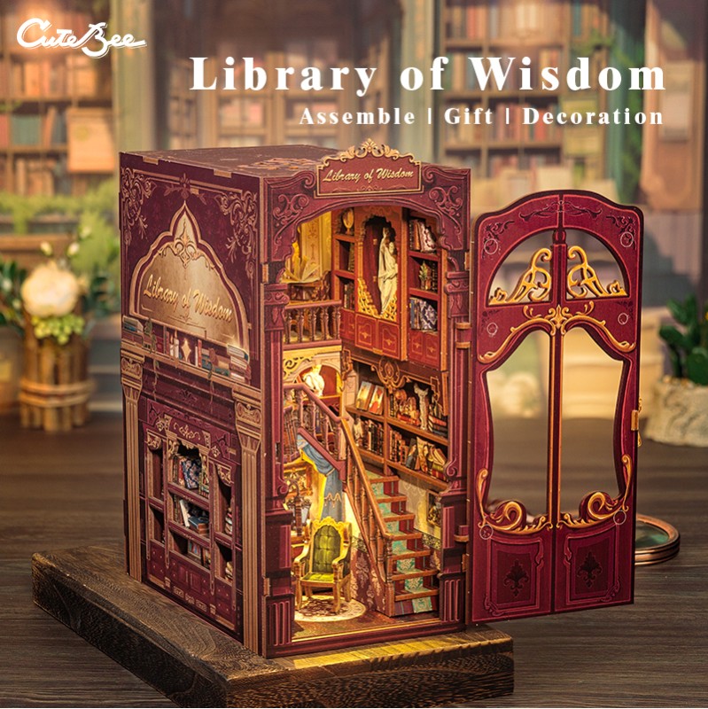 Imagen del producto 10: Cutebee Book Nook Library of Wisdom 281 piezas