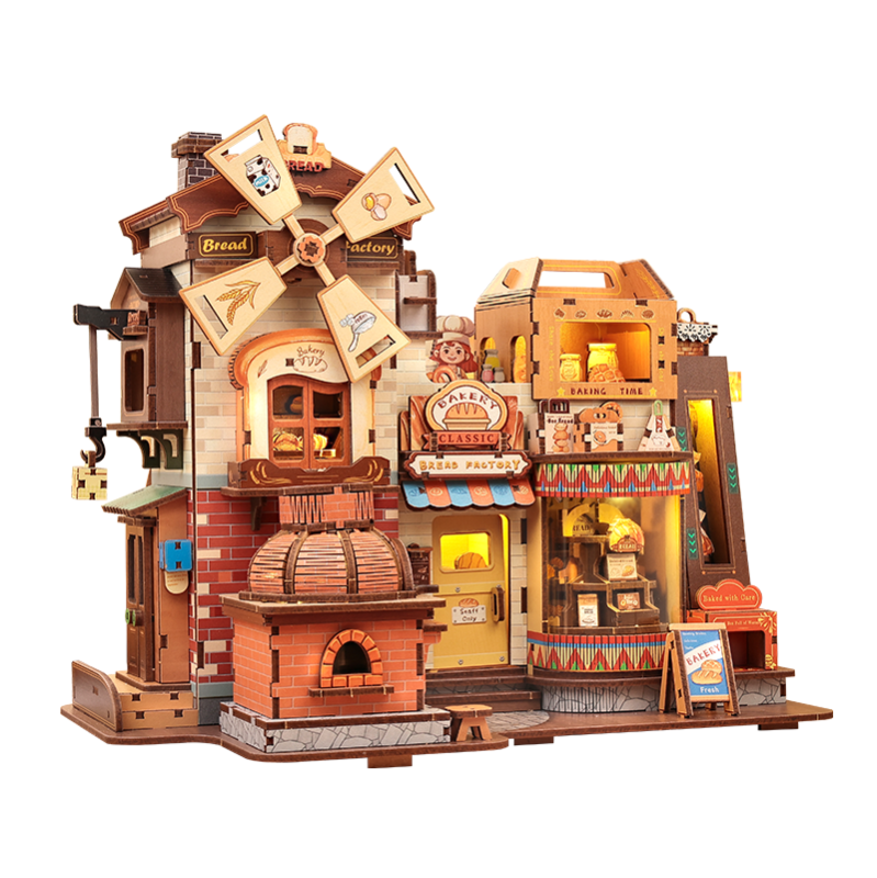 Cutebee Miniature House Bread Factory 572 piezas