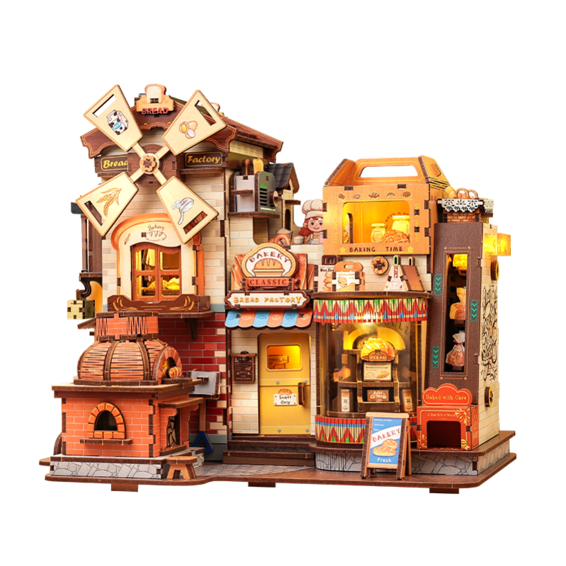 Imagen del producto 2: Cutebee Miniature House Bread Factory 572 piezas