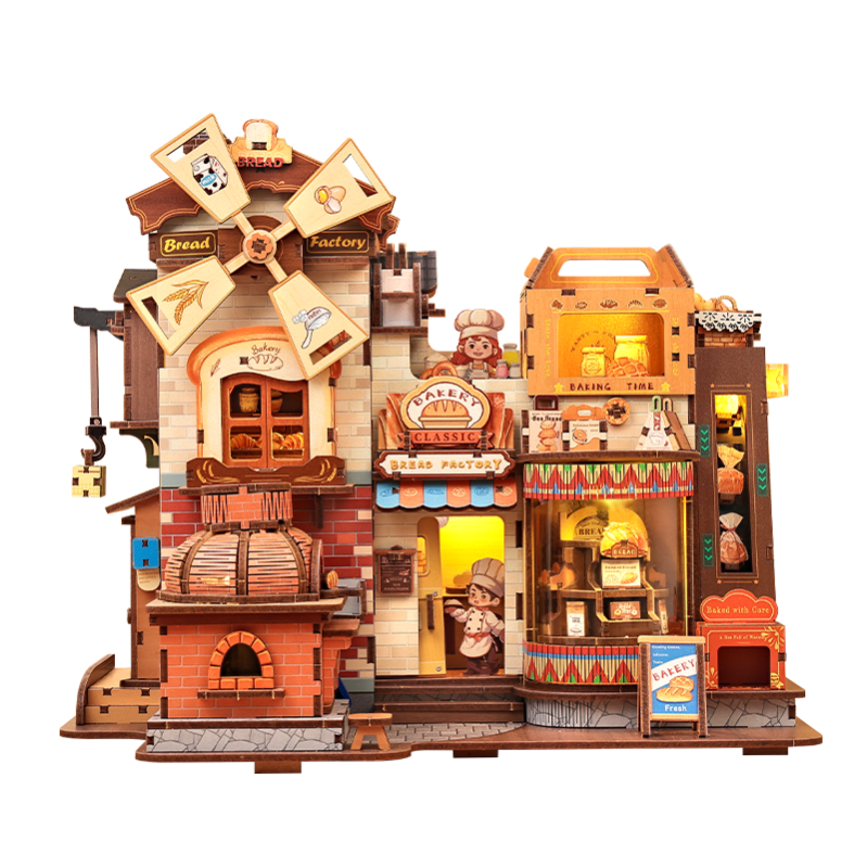 Imagen del producto 3: Cutebee Miniature House Bread Factory 572 piezas