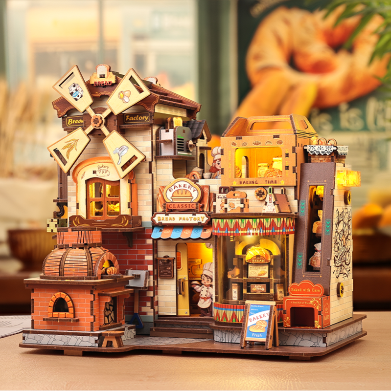 Imagen del producto 6: Cutebee Miniature House Bread Factory 572 piezas
