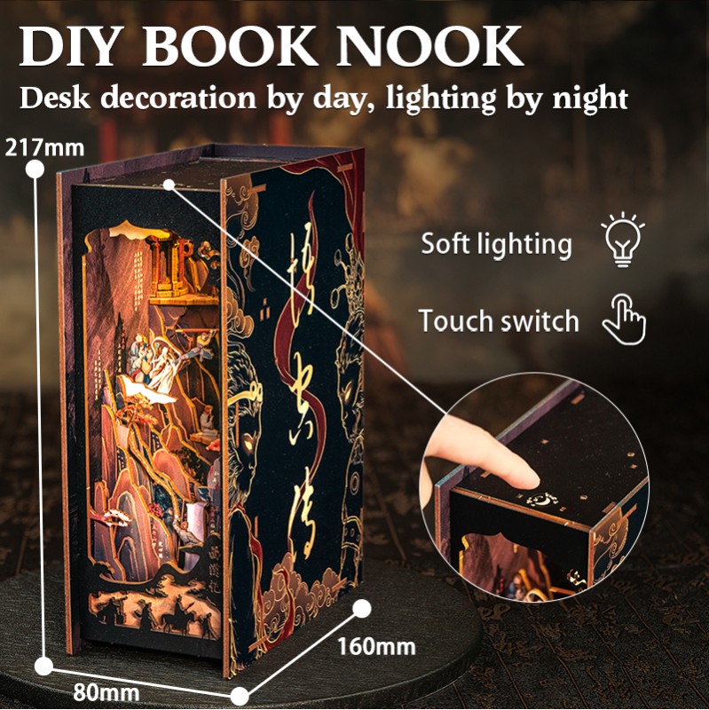 Imagen del producto 7: Cutebee Book Nook The Legend of Wukong 89 piezas