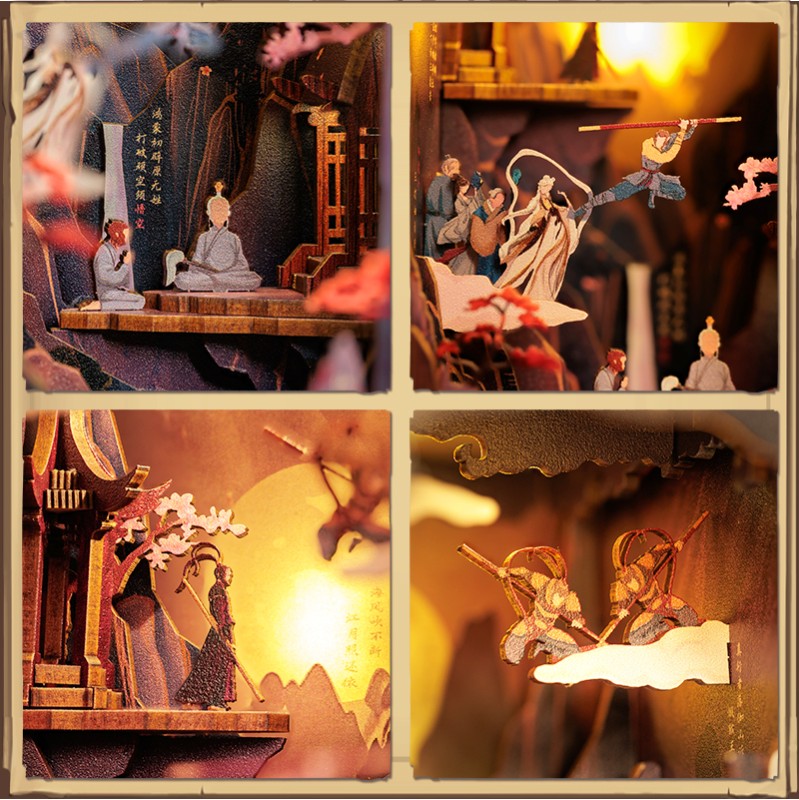 Imagen del producto 8: Cutebee Book Nook The Legend of Wukong 89 piezas