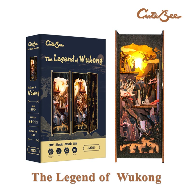 Imagen del producto 9: Cutebee Book Nook The Legend of Wukong 89 piezas