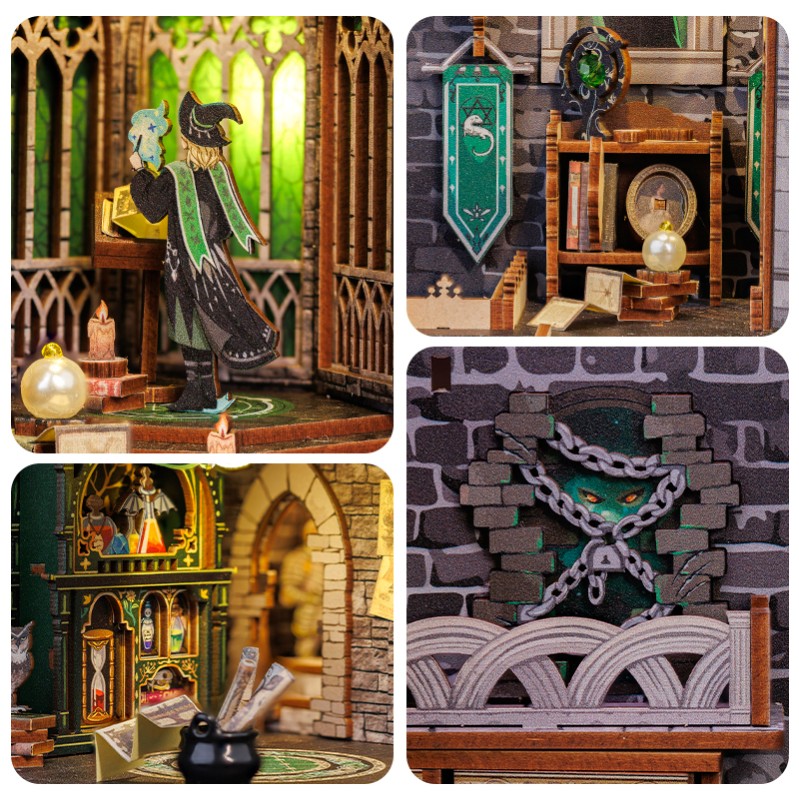 Imagen del producto 5: Cutebee Book Nook Darkness Common Room 156 piezas