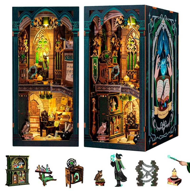 Imagen del producto 6: Cutebee Book Nook Darkness Common Room 156 piezas
