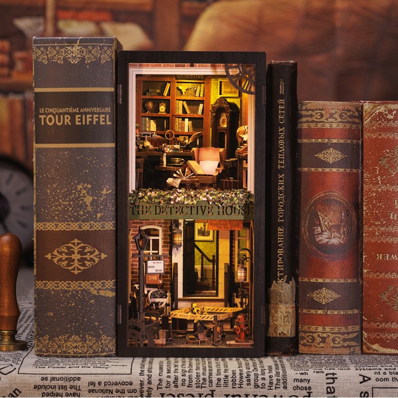 Imagen del producto 12: Cutebee Book Nook Rose Detective Agency 322 piezas