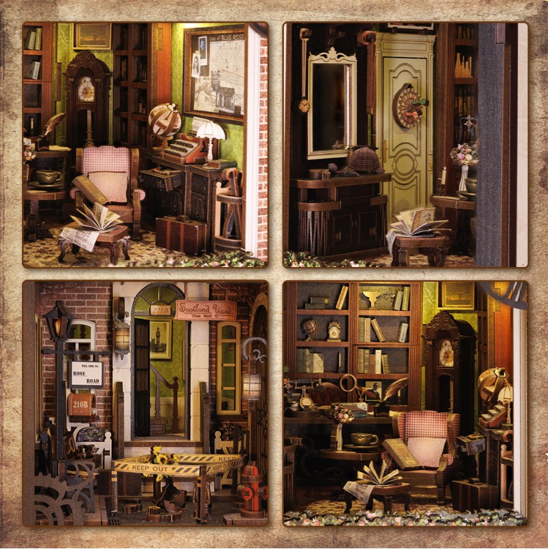 Imagen del producto 15: Cutebee Book Nook Rose Detective Agency 322 piezas