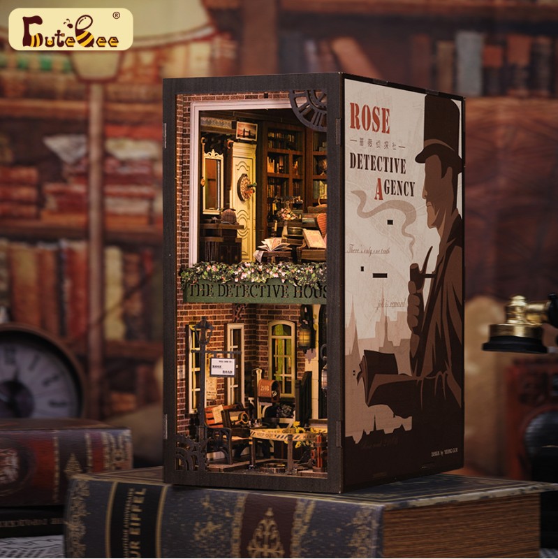 Imagen del producto 2: Cutebee Book Nook Rose Detective Agency 322 piezas