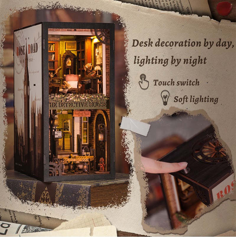 Imagen del producto 4: Cutebee Book Nook Rose Detective Agency 322 piezas