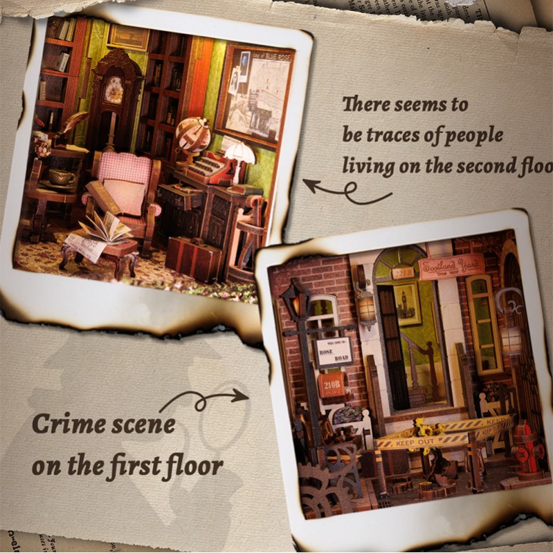 Imagen del producto 8: Cutebee Book Nook Rose Detective Agency 322 piezas